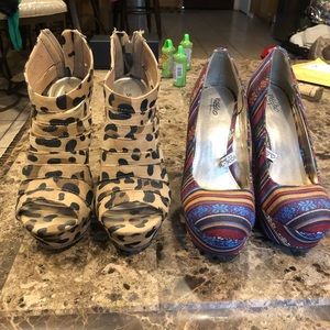 2 pairs of wedges